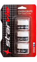 Consumible de padel STAR VIE BLISTER OVERGRIP CLASSIC 3 UD. WHITE